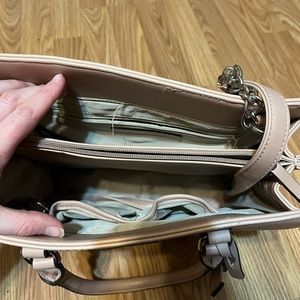 Nine West baby pink tote purse